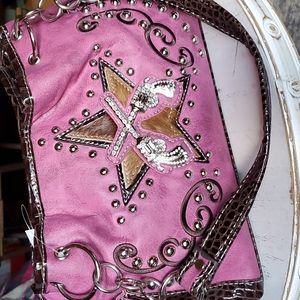 Western Double Pistol Shoulder Bag.